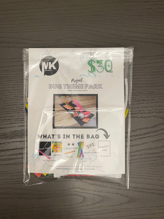 Bug Theme Park Art Kit